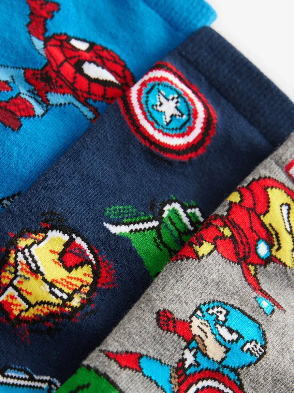 Marvel Avengers - Lot 3 chaussettes Superhero riches en coton