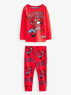 Marvel Rouge/Vert/Bleu - Lot de 3 pyjamas Snuggle (9mois-8ans)