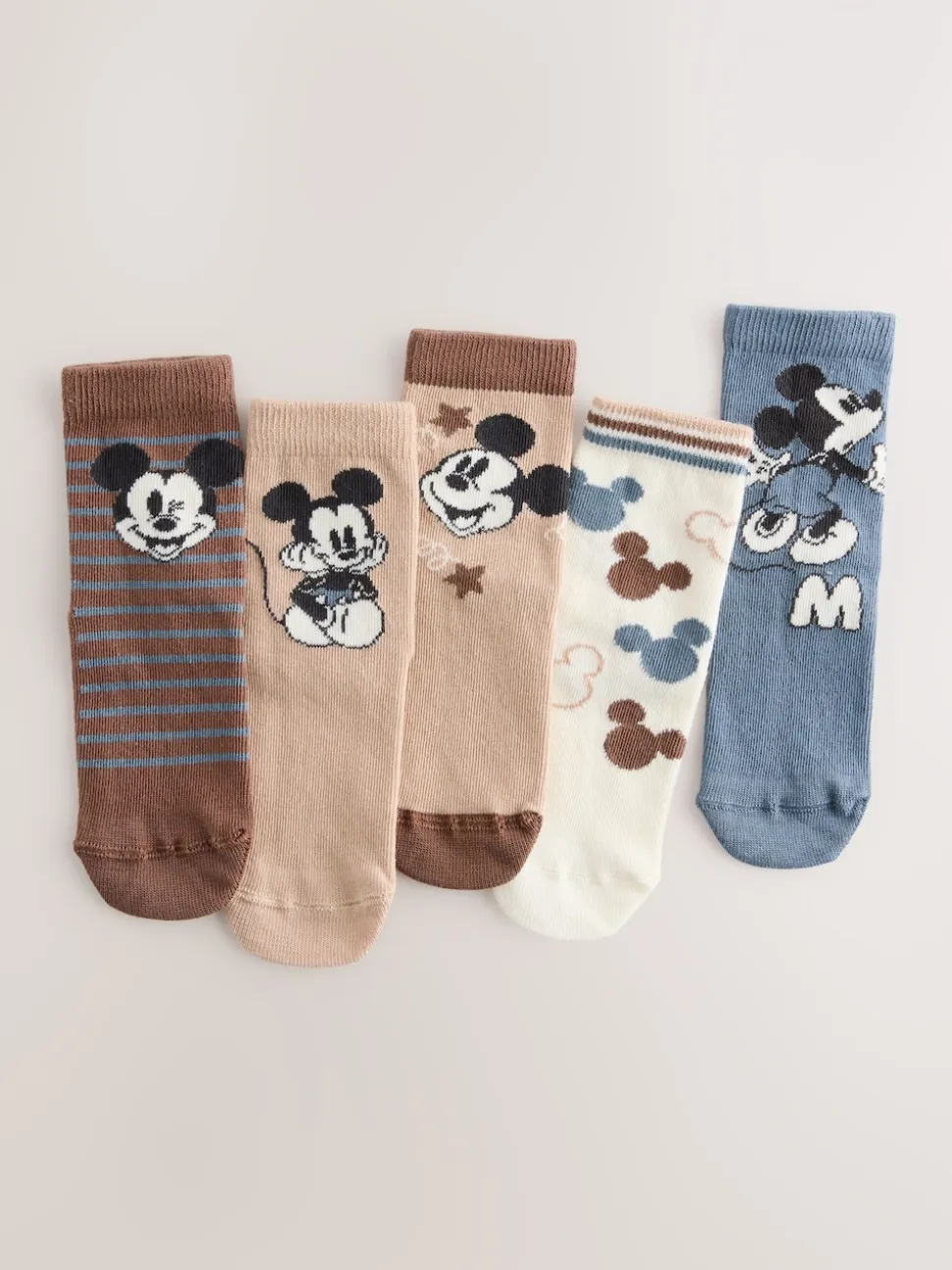 Mickey Mouse - Lot 5 paires de chaussettes Character riches en coton