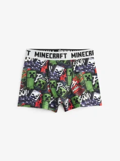 Minecraft - Lot de 5 boxers (3-16ans)