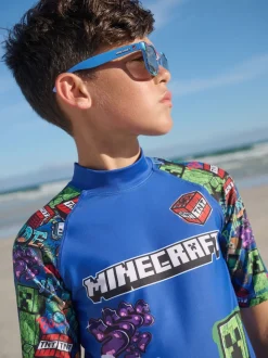 Minecraft bleu marine - Gilet anti-éclaboussures (3-16ans)
