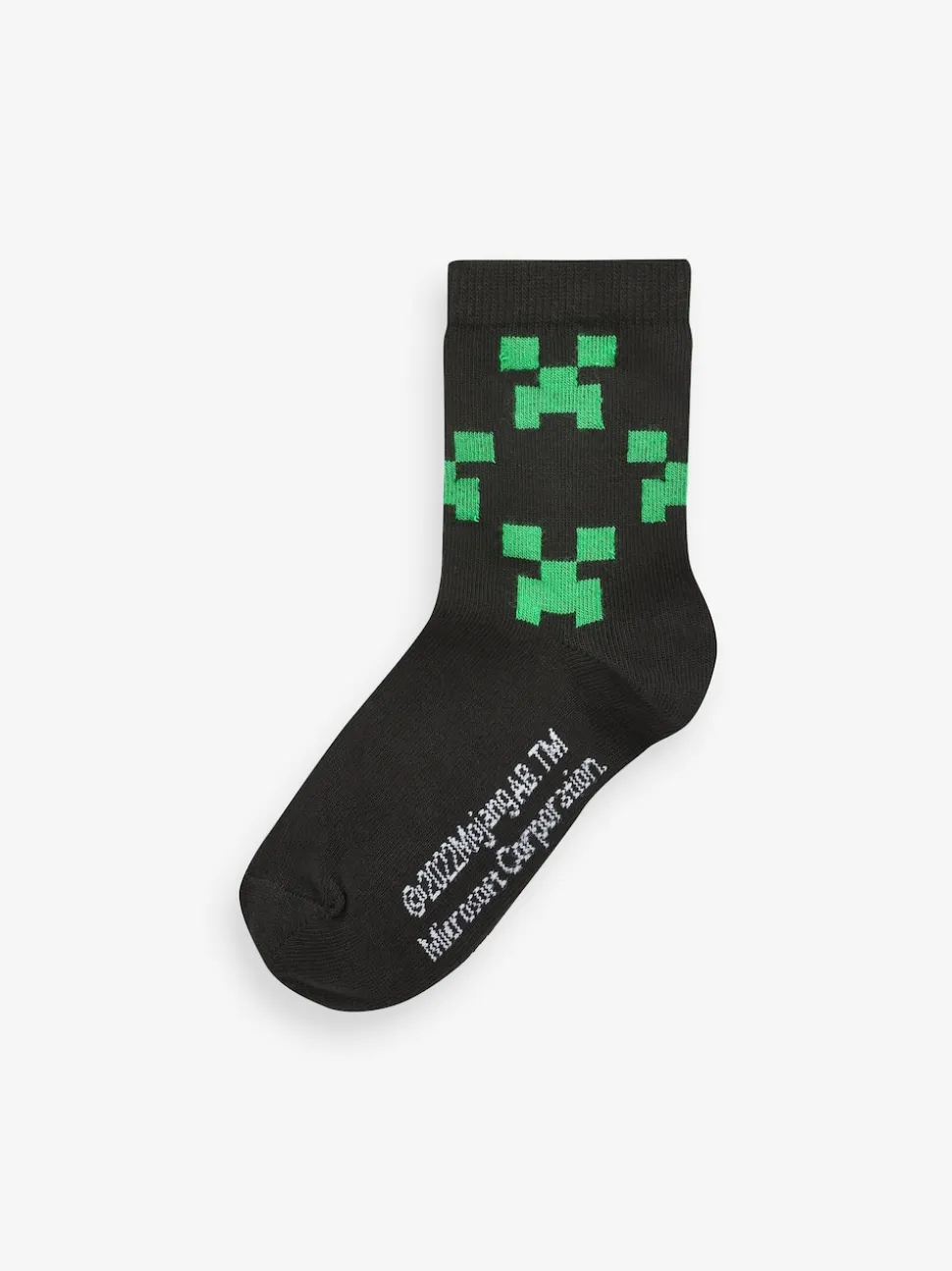 Minecraft Creeper - Lot 5 paires de chaussettes Character riches en coton