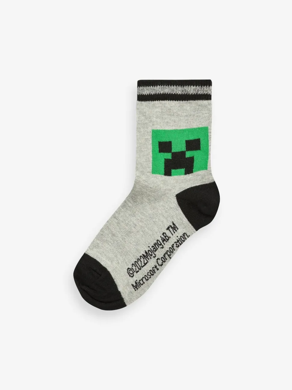 Minecraft Creeper - Lot 5 paires de chaussettes Character riches en coton