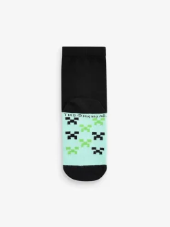 Minecraft Noir - 5{Paquet de chaussettes en coton riche