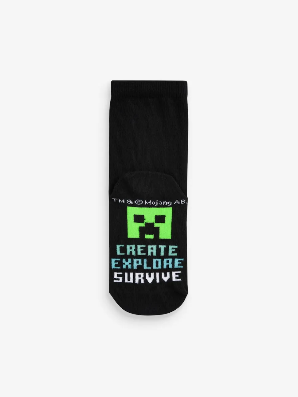 Minecraft Noir - 5{Paquet de chaussettes en coton riche