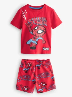 Mini Marvel multicolore lumineux - 100Pyjama court en coton % 3 Lot (12mths-11yrs)