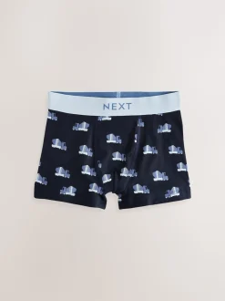 Mini véhicule bleu - Lot de 10 boxers (1.5-16ans)