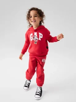 Minnie Mouse™ rouge - Sweat à capuche Gap Disney Noël (6mois-5ans)