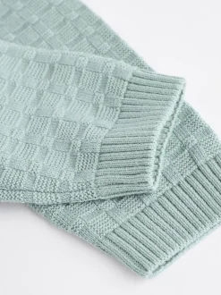 Minéral - Ensemble bébé pull et legging en tricot texturé 100 % coton (0mois -3ans)