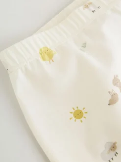 Mon premier blanc de Pâques - Ensemble t-shirt et legging bébé (0mois-2ans)