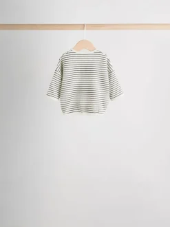 Mono Stripe (mono) - Lot de 4 t-shirts à manches longues bébé (0mois2ans)