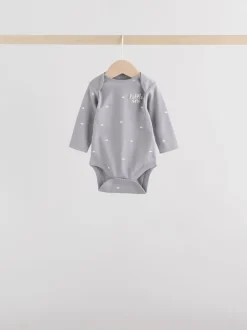 monochrome - Lot de 5 bodys à manches longues pour bébé