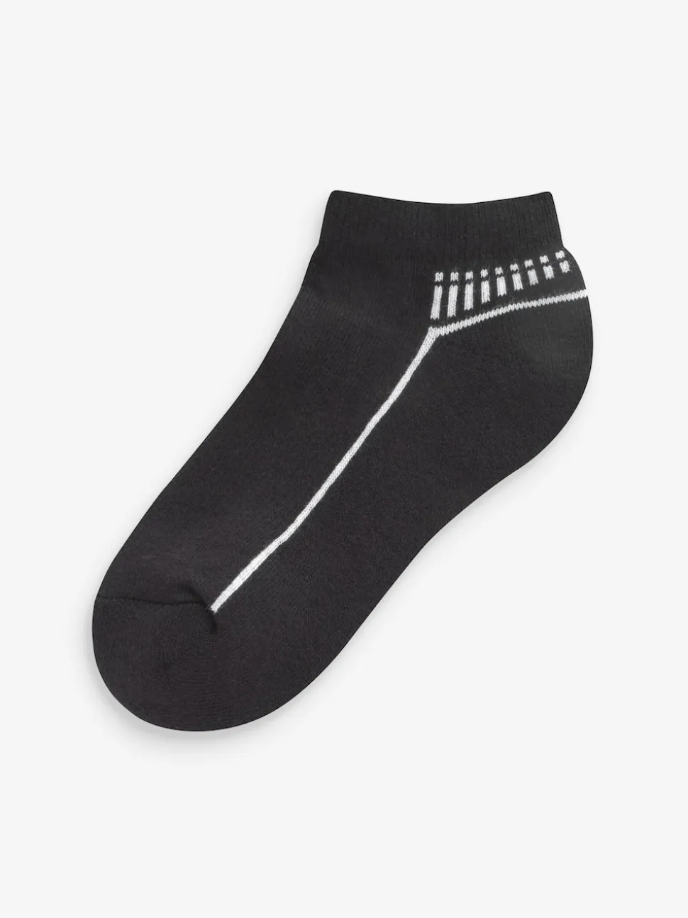 monochrome - Lot de 5 paires de chaussettes de sport à semelle rembourrée