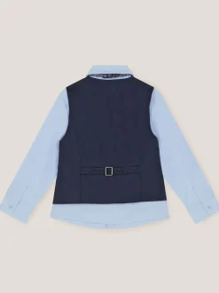 Monsoon Ensemble trois pièces Gilet et chemise Oliver à Carreaux