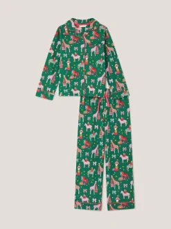 Monsoon pyjama long imprimé Animal de Noël