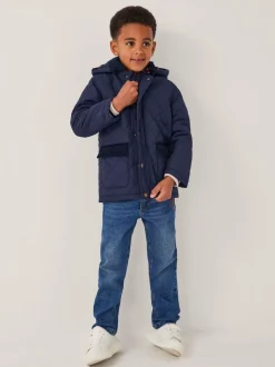 Monsoon Velours côtelé Col Veste matelassée