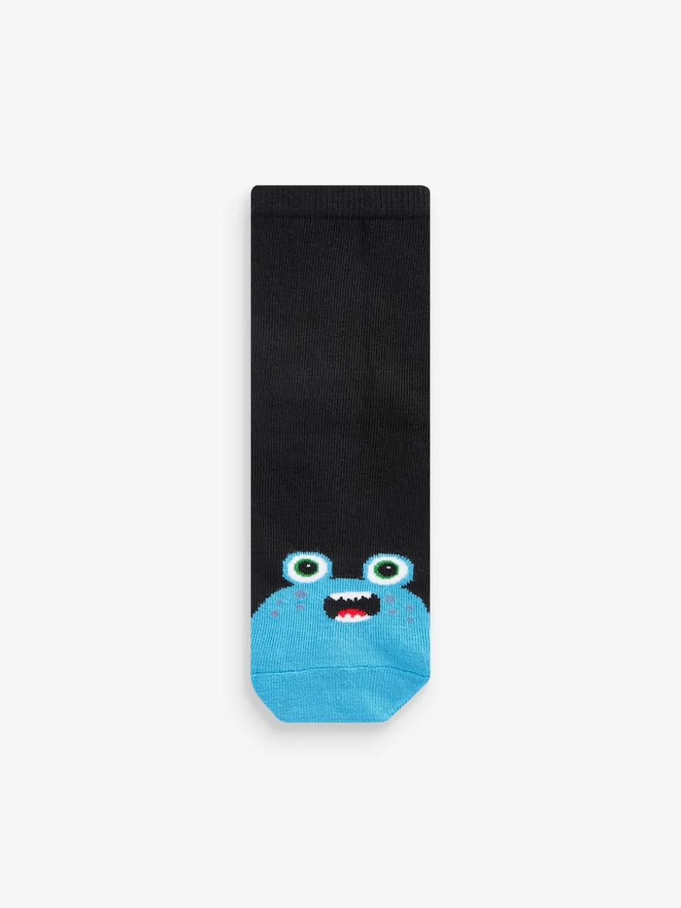 Monstres noir/lumineux - Paquet de chaussettes en coton riche 10