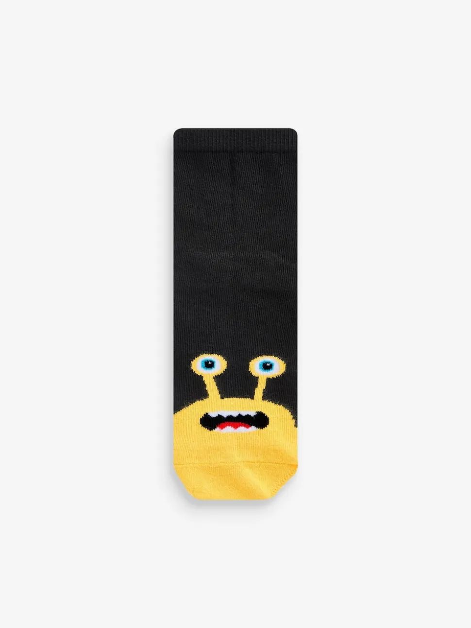 Monstres noir/lumineux - Paquet de chaussettes en coton riche 10