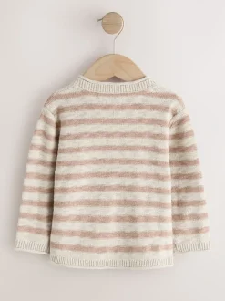 Motif ours neutre - Pull tricoté Henleys (3mths-7yrs)