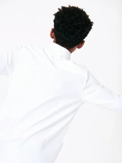 Motif uni blanc - Chemise Oxford (3-16ans)