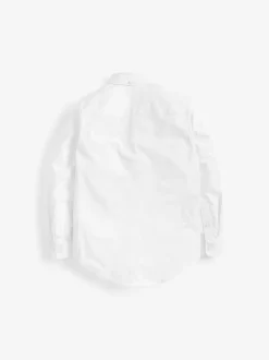 Motif uni blanc - Chemise Oxford (3-16ans)