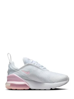 mousse Blanc/Rose - Nike Junior Air Max 270 Trainers
