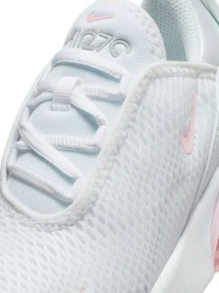 mousse Blanc/Rose - Nike Junior Air Max 270 Trainers
