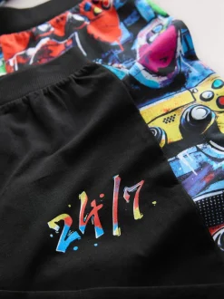Multi Gamer - Lot de 2 pyjamas à manches longues (3-16ans)