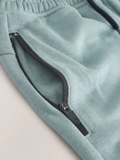 Multi noir/marine/minéral - Jogging ajusté zippé, lot de 3 (3-16ans)