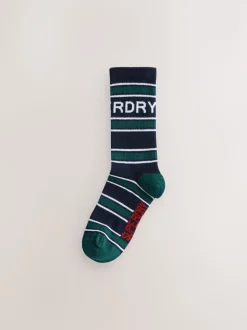 Multi Stripe (Multi Stripe) - Lot de 5 paires de chaussettes Superdry