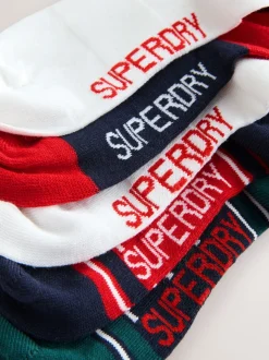 Multi Stripe (Multi Stripe) - Lot de 5 paires de chaussettes Superdry