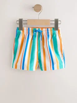 Multi Stripe (Multi Stripe) - Short de bain imprimé (3mths-7yrs)