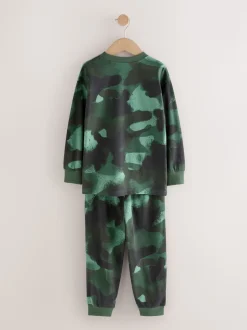 Multicolore à imprimé camouflage - Lot de 3 pyjamas à manches longues (3-16ans)