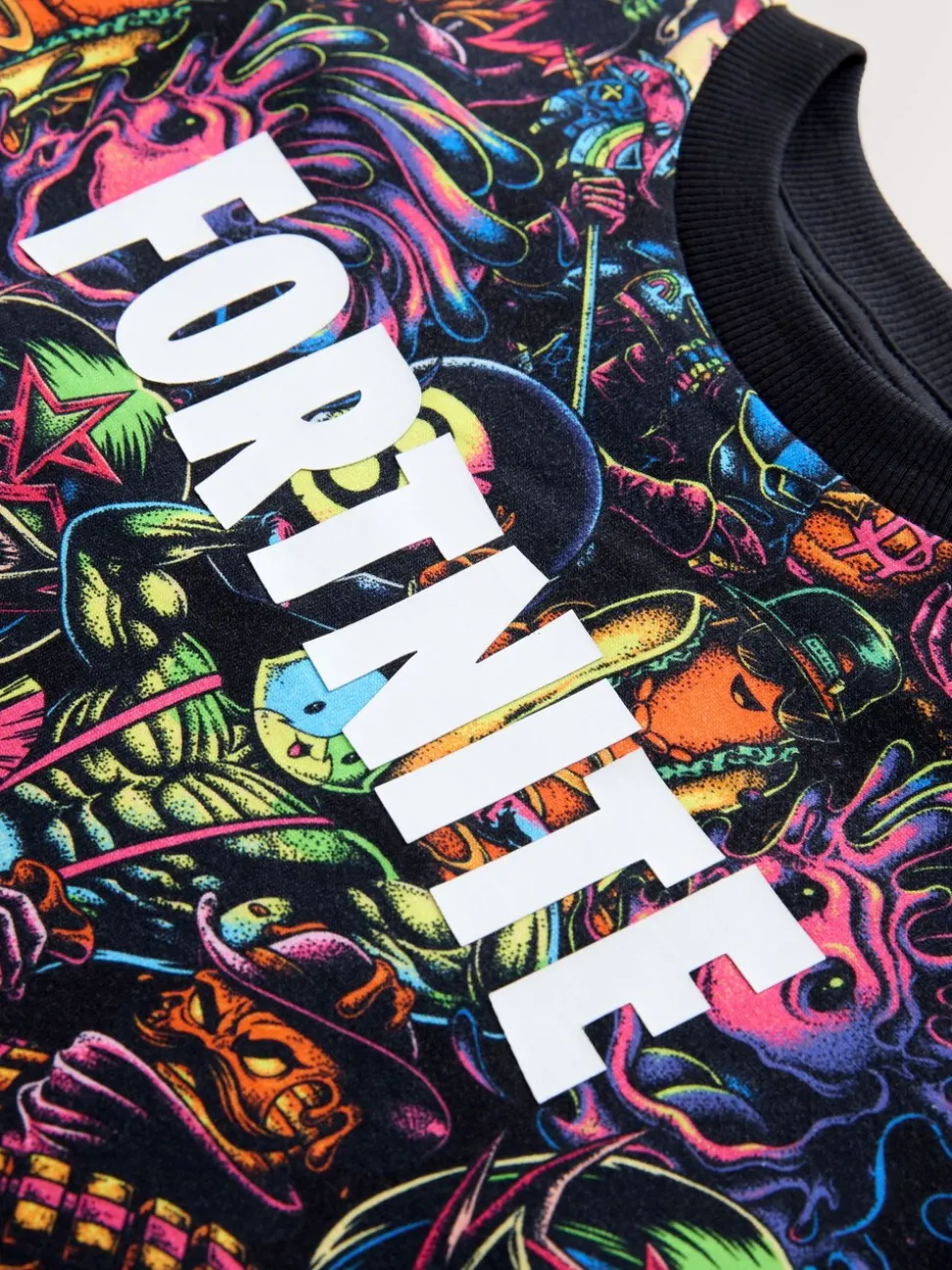 Multicolore à imprimé sur l'ensemble - T-shirt à manches courtes imprimé Fortnite (4-16ans)