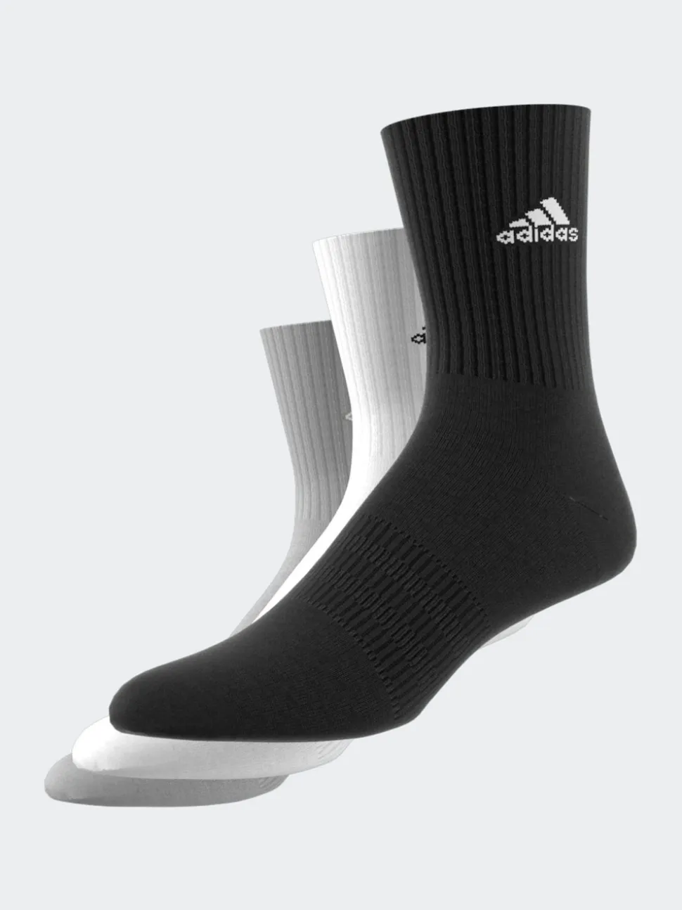 Multicolore - Lot de 3 - Chaussettes adidas rembourrées