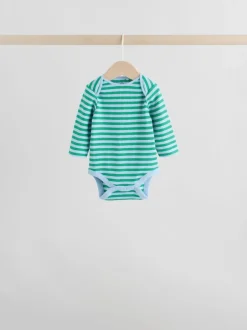 Multicolore - Lot de 5 bodys à manches longues pour bébé