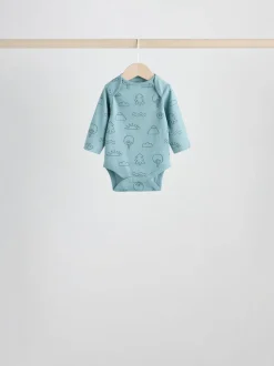 Multicolore - Lot de 5 bodys bébé