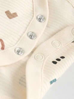 Multicolore - Lot de 5 bodys bébé