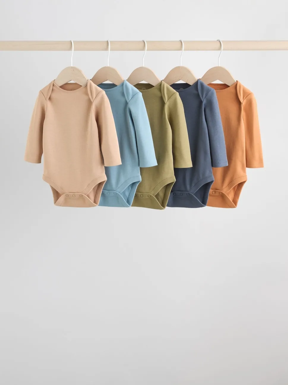 Multicolore - Lot de 5 bodys bébé