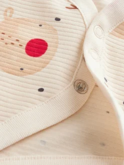 Multicolore - Lot de 3 bodys de Noël bébé