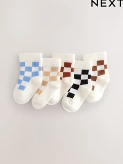 Multicolore - Lot de 5 chaussettes pour bébé (0mois-2ans)