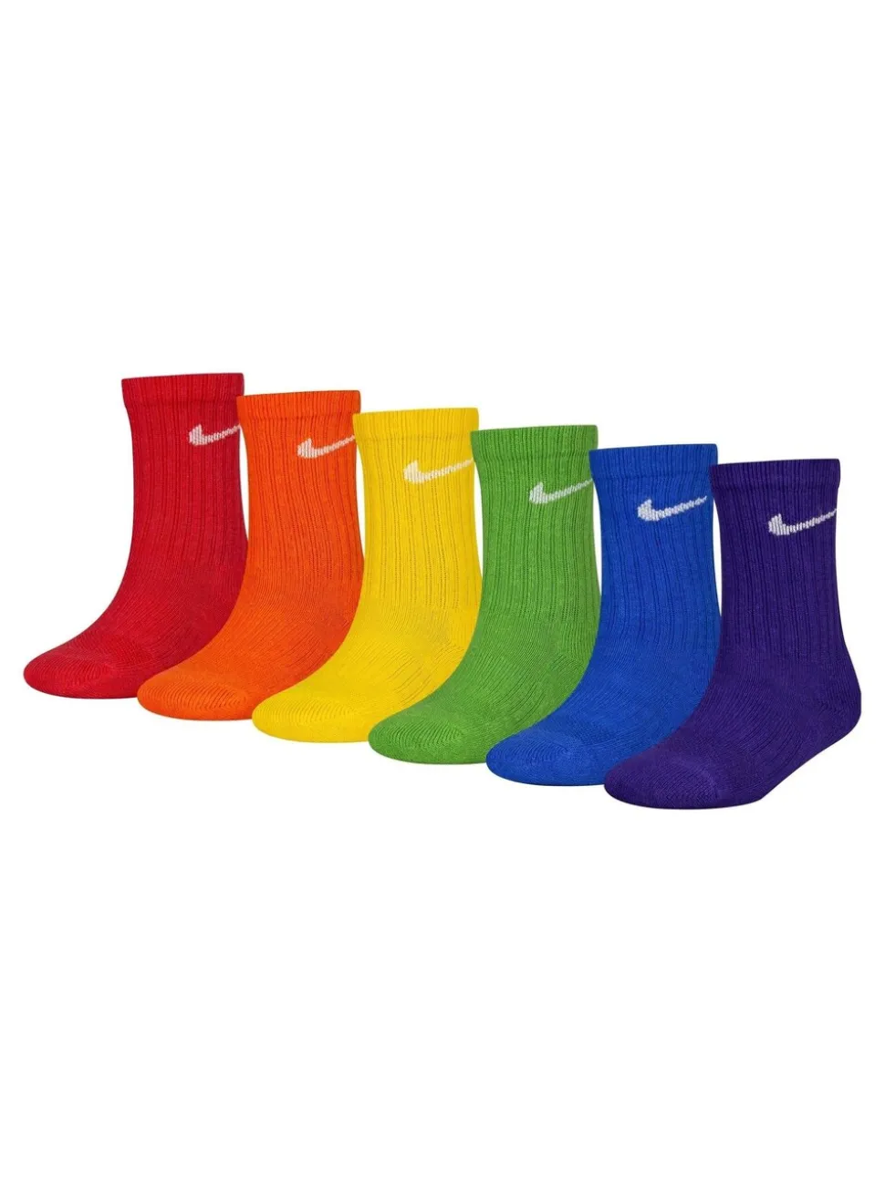 Multicolore - Lot de 6 chaussettes Nike Performance Col rond