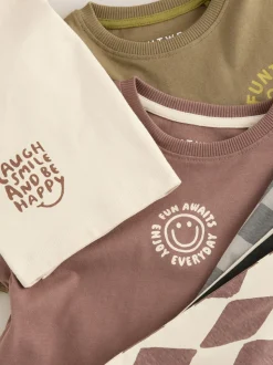 Multicolore - Lot de 3 pyjamas oversize (9mois-10ans)