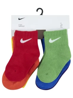 Multicolore - Lot de chaussettes de cheville Nike Swoosh pour bébé 6