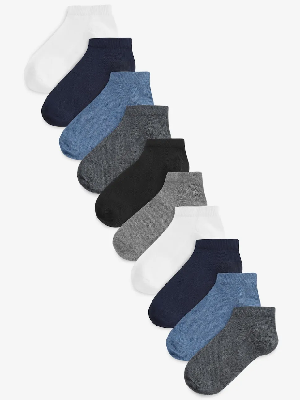 Multicolore - Paquet de 10 chaussettes d'entraînement
