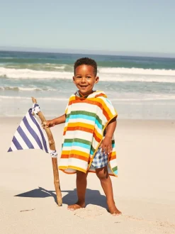 Multicolore - Poncho 100% coton éponge (9mois-6ans)