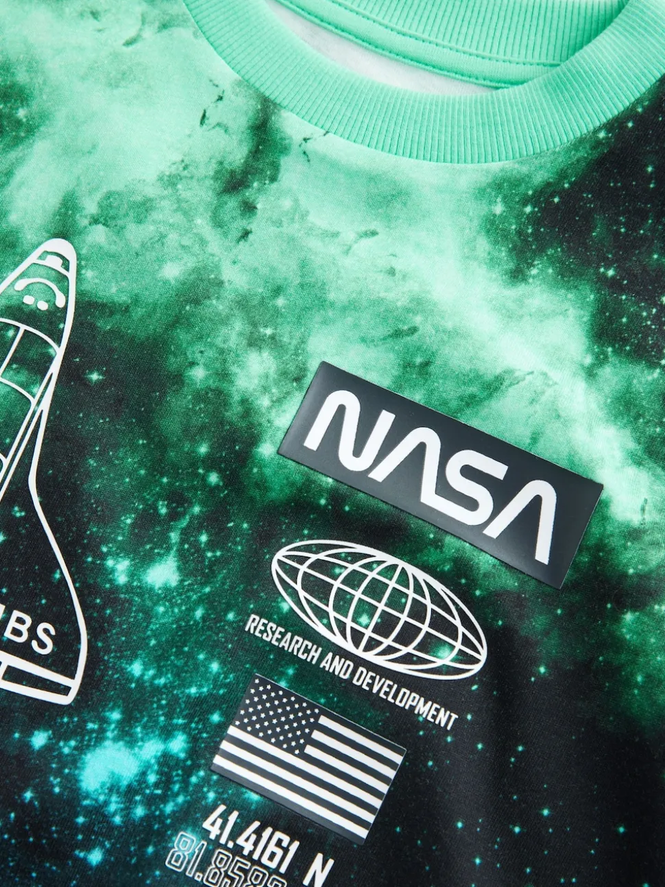 Multicolore - T-shirt NASA à manches courtes (3-16ans)
