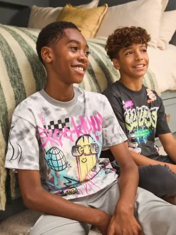 Multicolore Graffiti Skate - Lot de 2 joggings de pyjama (3-16ans)