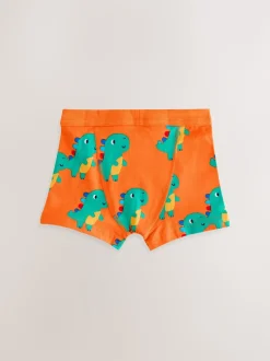 Multicolore motif dinosaure - Maillot de bain à ceinture souple 7 Pack (1.5-10ans)