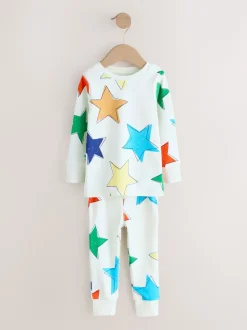 Multicolore motif étoile - Lot de 3 pyjamas Snuggle (9mois-10ans)